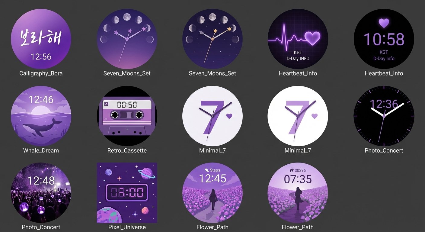 BORATIME 시계 페이스