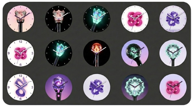 응원봉(기억의 등불) 워치페이스